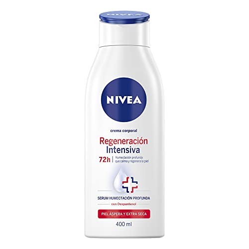 NIVEA Crema Corporal Humectante Regeneración Intensiva (400 ml) - 72 horas de Hu
