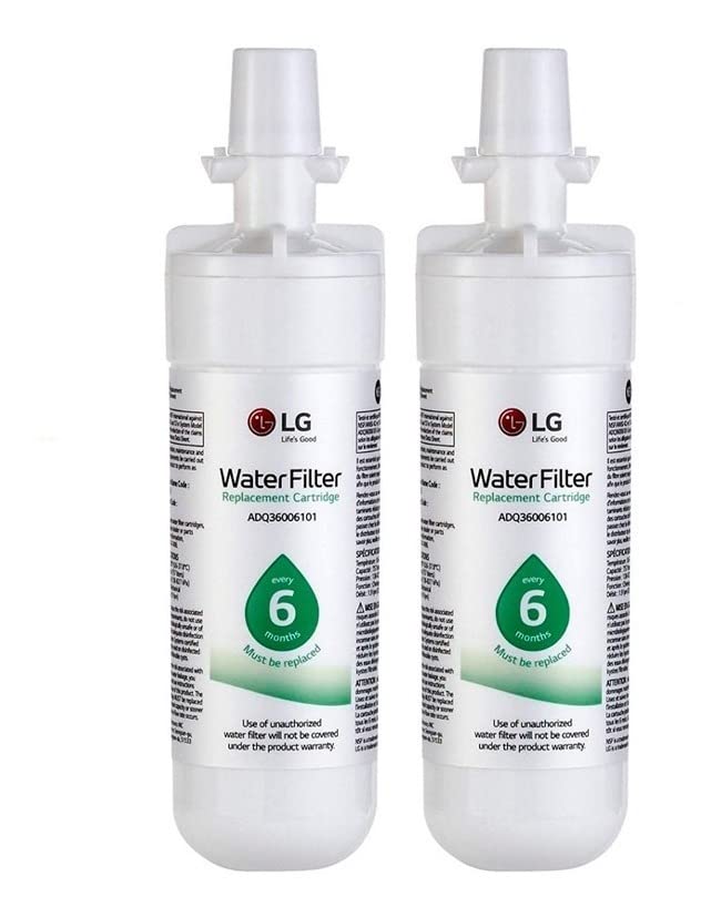 LG LT700P Filtro de agua para refrigerador, 2 unidades
