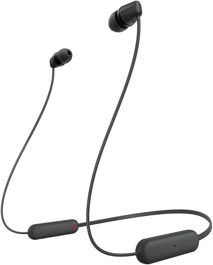 Sony WI-C100 - Audífonos inalámbricos intraauriculares con Banda para el Cuello 