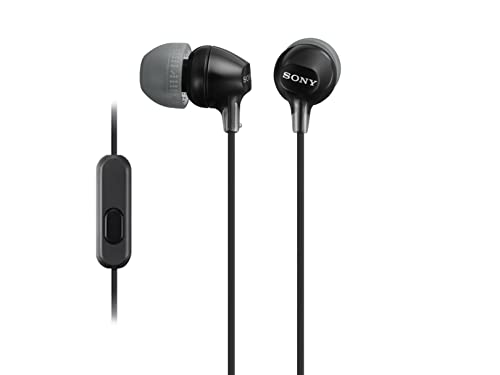 Sony EX14AP Audífonos con micrófono In-Ear manos libres, Negro