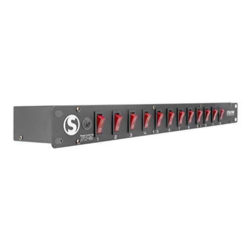 Steelpro - Barra Multicontacto 12 Interruptores - 127v Sw-12