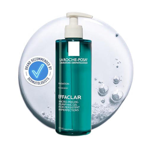 La Roche Posay Effaclar Gel Microexfoliante Gel Limpiador Facial y Corporal, 400
