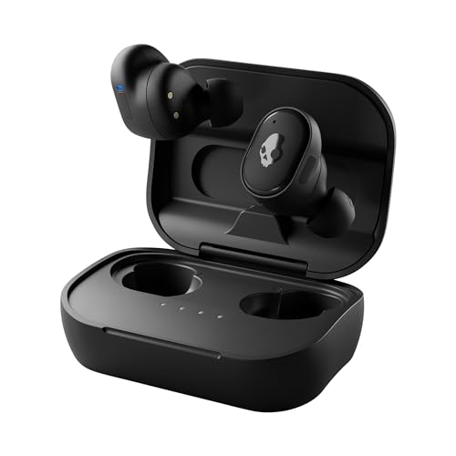 Skullcandy Grind Auriculares In-Ear Inalámbricos, 40 h de Autonomía, Skull-iQ, H