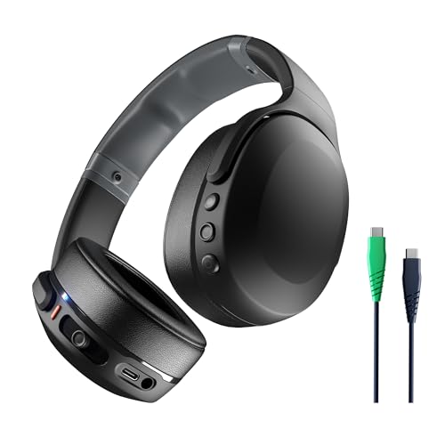 Skullcandy Crusher EVO Audífonos Over-Ear Inalámbricos con Sensory Bass y Cable 