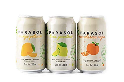 Parasol | 12 Pack de Agua Carbonatada con Surtido de Sabores …