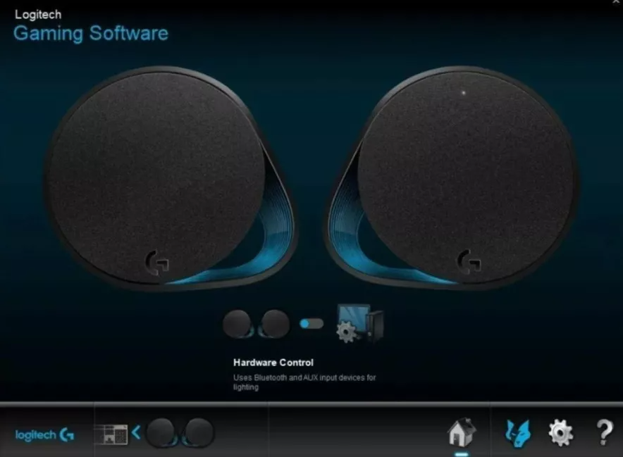Bocina Logitech G560 con bluetooth negra 127V