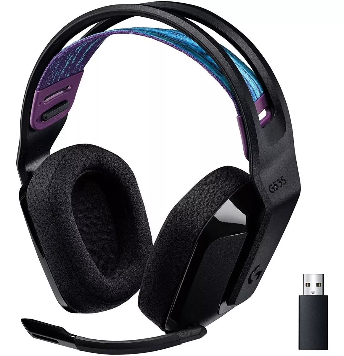 Auricular Logitech G535 Inalámbrico Con Micrófono Negro