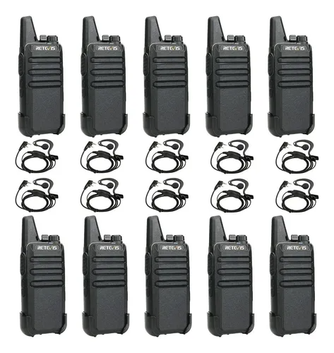 Walkie Talkie Largo Alcance Radios De Comunicacion Retevis