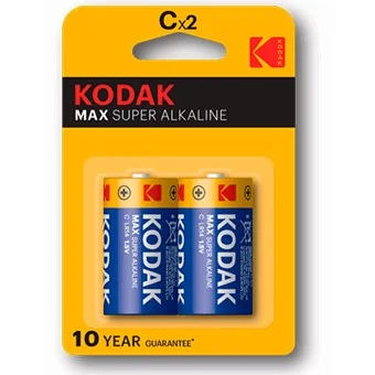 Blister pilas kodak alcalina max c lr14 1.5v - blister 2 pilas