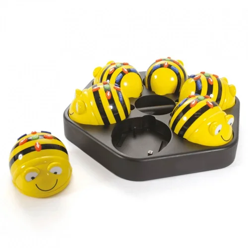 Robot tts bee - bot class bundle 6 unidades y estacion de carga