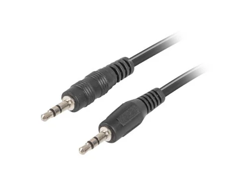 Cable estereo lanberg jack 3.5mm macho - jack 3.5mm macho 2m negro