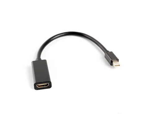 Adaptador lanberg minidisplayport macho - hdmi hembra 20cm negro
