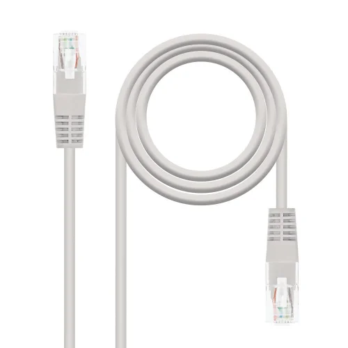 Cable red nanocable latiguillo rj45 utp cat6 3m gris