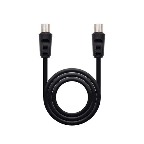Cable antena tv nanocable 75 ohm m - h 1.8 m - negro