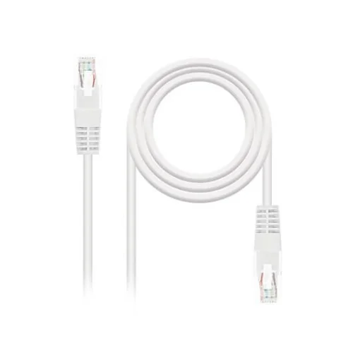 Cable red nanocable latiguillo rj45 utp cat6 1m blanco