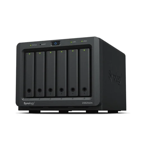 Servidor nas synology ds620slim 6bay 2.5 pulgadas 2.0ghz dc ext2x gbe 2 x usb 3.0