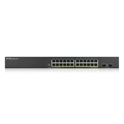 Switch 26 puertos zyxel gs1900 - 24hpv2 24 puertos gigabit ethernet 2 puertos sfp