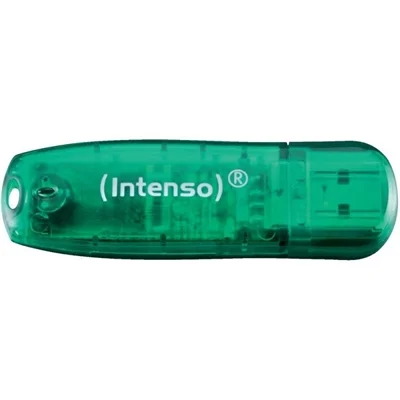 Memoria usb 2.0 intenso rainbow 8gb verde