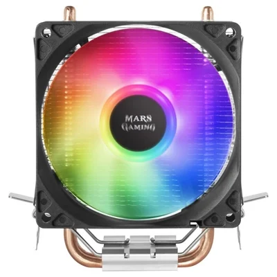 Ventilador disipador cpu mars gaming mcpuargb rgb negro