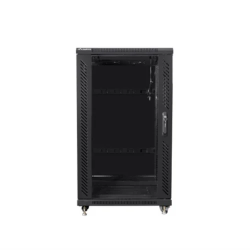Armario lanberg rack 19 pulgadas 22u 600x800 flat pack black negro