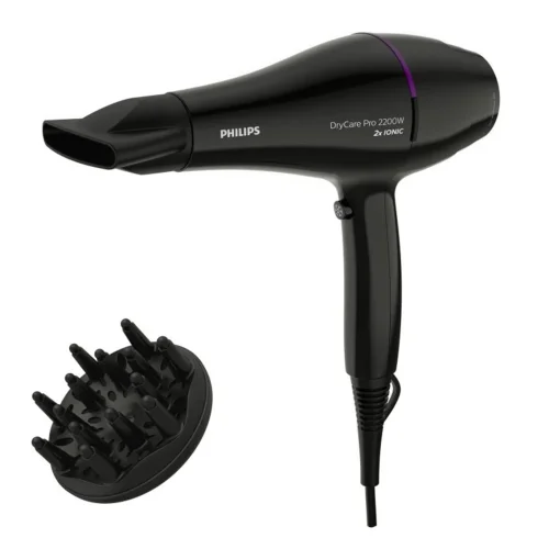 Secador de pelo philips drycare advanced pro 2200w ionizador x2 - frio - boq.9mm - cable 1.8m - 6 posiciones