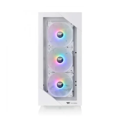 Caja ordenador gaming thermaltake view 200 tg snow atx 2 x usb 3.0 3 x 120mm argb