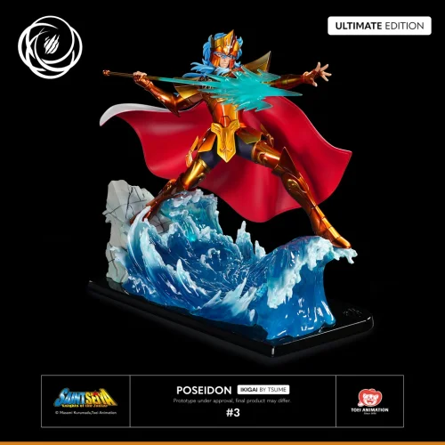 Figura tsume art saint seiya poseidon resina escala 1 - 6 ikigai
