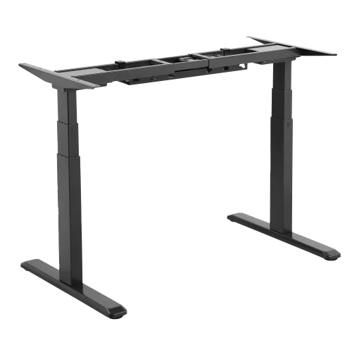 Signa estructura ajustable para escritorio doble motor y 3 segmentos negra