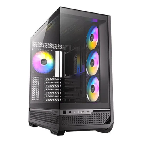 Caja ordenador gaming antec fishtank c7 atx argb cristal templado usb 3.2 negro