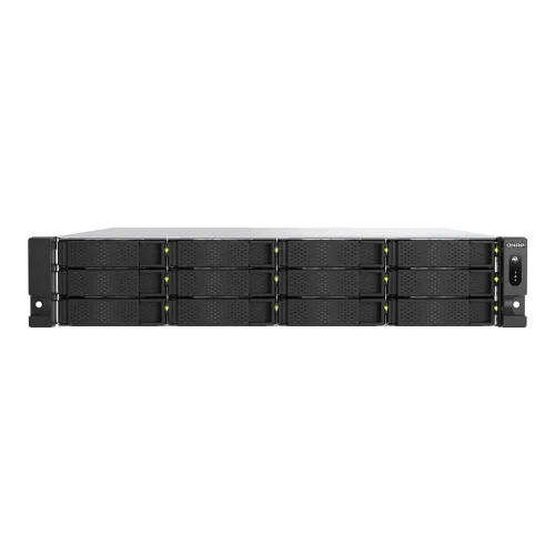 Servidor nas qnap ts - h1277axu - rp - r5 - 16g 12 bahias 2u rack 16gb gigabit ethernet