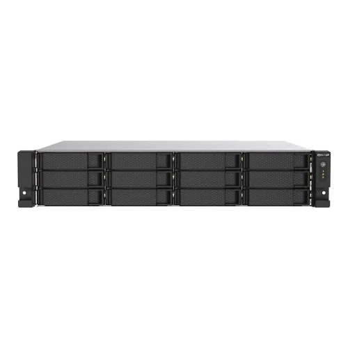 Servidor nas qnap ts - 1273au - rp - 8g 12 bahias 2u rack 8gb gigabit ethernet