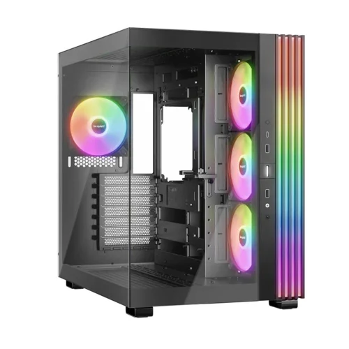 Caja ordenador gaming be quiet! light base 600 lx atx argb vidrio negra