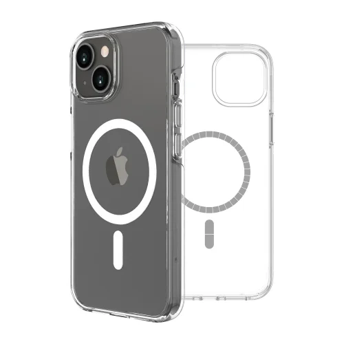 Carcasa myway magsafe para apple iphone 14 transparente