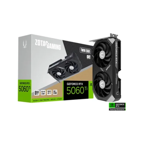 Tarjeta grafica zotac rtx 5060ti twin edge oc 8gb gddr7