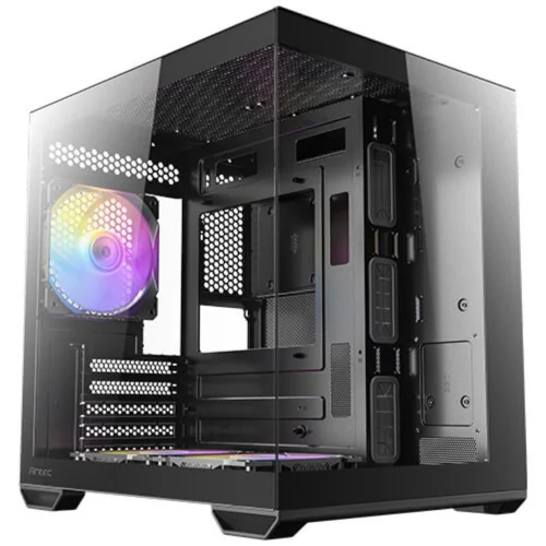 Caja ordenador gaming antec cx60m matx argb cristal templado negro