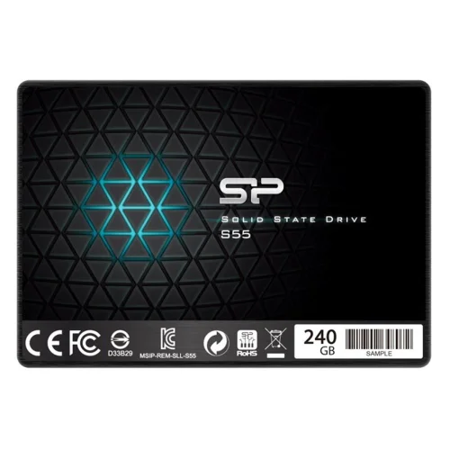 Disco duro interno ssd silicon power slim s55 240gb 2.5 pulgadas sata3