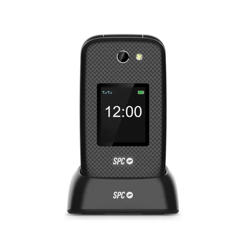 Telefono movil spc 2337n harmony 2 4g negro tipo tapa - dual sim - 2.8 pulgadas - micro sd - bluetooth + dock