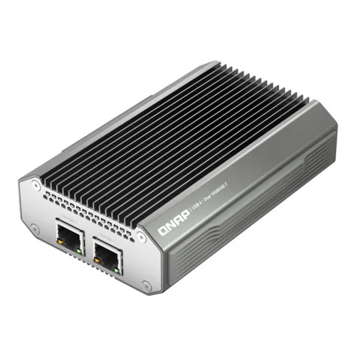Adaptador de red qnap qna - uc10g2t usb tipo c 2x rj45
