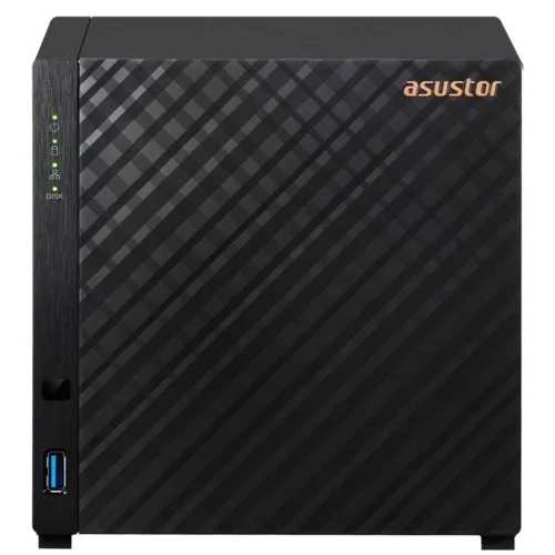 Servidor nas asustor drivestor 2 gen2 as1204t 4 bahias 1gb gigabit ethernet