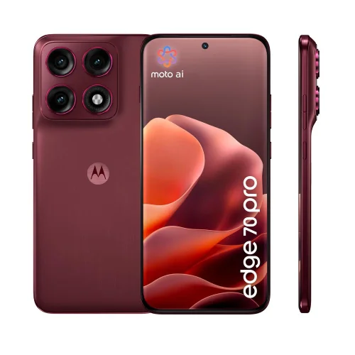 Movil motorola moto edge 70 pro 5g 12 - 512gb rojo