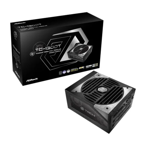 Fuente alimentacion asrock taichi tc - 1300t gaming atx 1300w negra