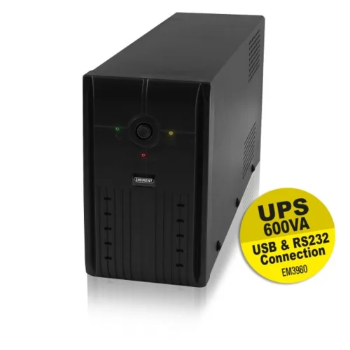 Sai eminent ups 600va - 360w - rs232 + usb