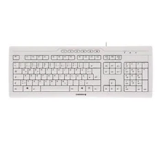 Teclado cherry stream 3.0 usb ultraplano blanco