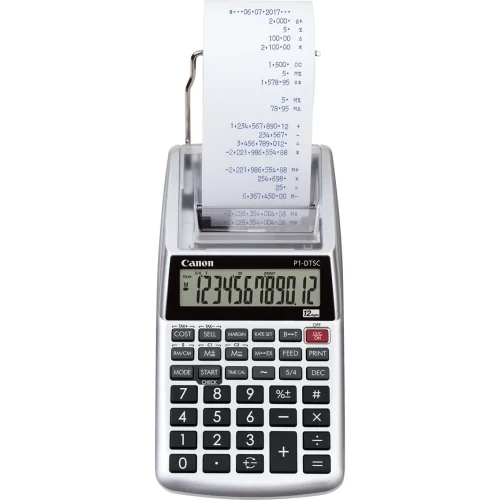 Calculadora canon impresion portatil p1 - dtsc ii hwb 12 digitos