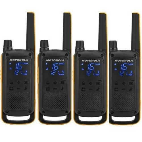 Walkie talkie motorial t82 extreme pack 4unidades hasta 10km