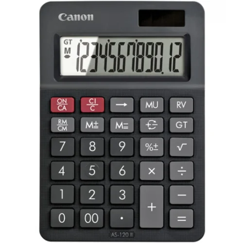 Calculadora canon sobremesa as - 120ii - 12 digitos