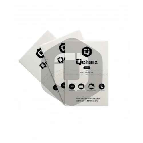 Laminas de proteccion frontales qcharx hidrogel hd qx1 10 unidades