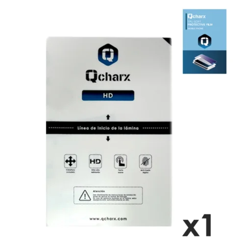 Laminas de proteccion frontales para tablet qcharx hidrogel hd qx1 1 unidad