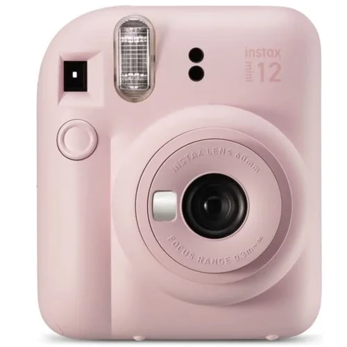 Camara fujifilm mini instax 12 flash - autoexposicion - rosa pastel