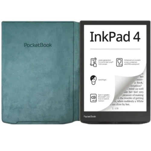 Pocketbook funda 743 flip cover verde oceano version ww para inkpad 4 - inkpad color 2 y 3